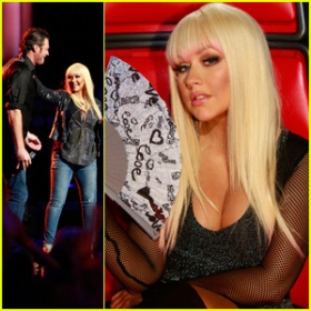 Christina Aguilera and Blake Shelton perform Just A Fool on The Voice